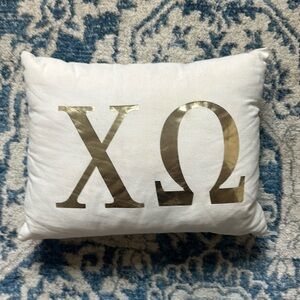 Chi Omega Sorority Pillow!
